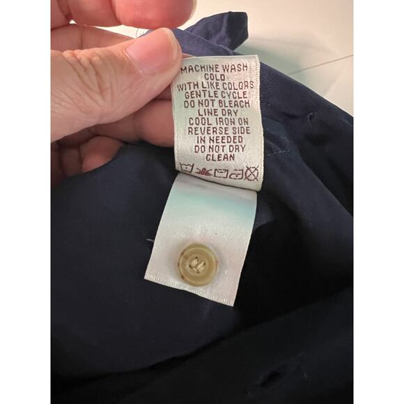 Max Studio Specialty Products XS Tencil Minimalist Short Sleeve Blue Jumpsuit - Picture 4 of 8